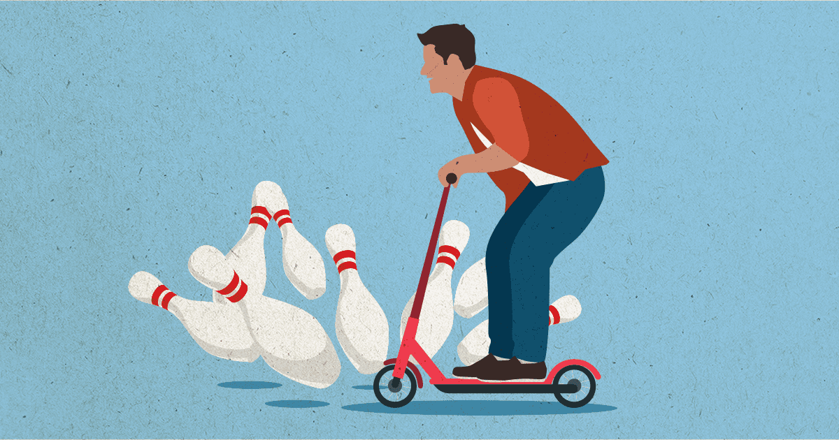 В Україні почали засуджувати «самокатників»